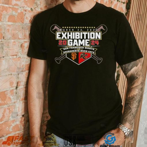 March 24 2024 Exhibition Game San Francisco Giants vs Sacramento River Cats logo shirt