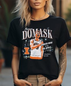 Marcus Domask career high in the big apple shirt