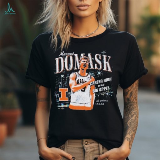 Marcus Domask career high in the big apple shirt