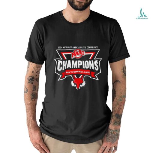 Marist Red Foxes 2024 Metro Atlantic Athletic Conference Men’s Swimming & Diving Champions shirt