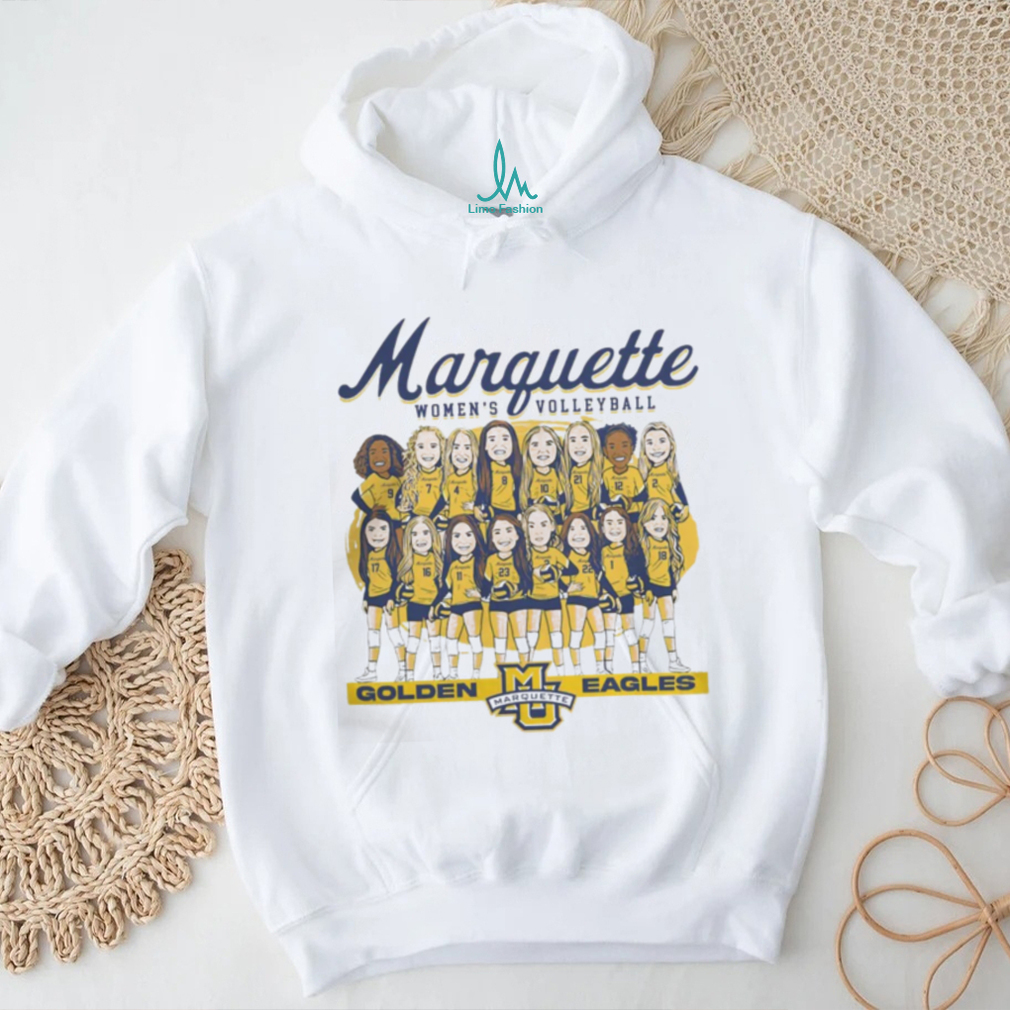 Marquette Golden Eagles 2024 Women's Volleyball Team T Shirt