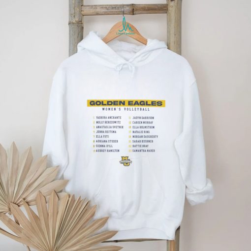 Marquette Golden Eagles 2024 Women’s Volleyball Team T Shirts