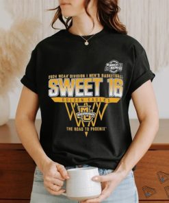 Marquette Golden Eagles Sweet 16 DI Men’s Basketball 2024 The Road To Phoenix Shirt