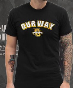 Marquette Golden Eagles basketball our way logo shirt