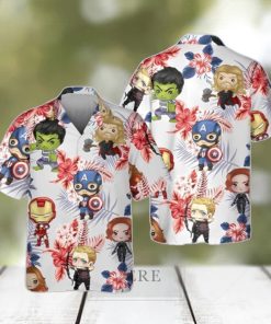 Marvel Avengers 3D Hawaiian Shirt Summer Beach Gift For Men And Women