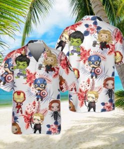 Marvel Avengers 3D Hawaiian Shirt Summer Beach Gift For Men And Women