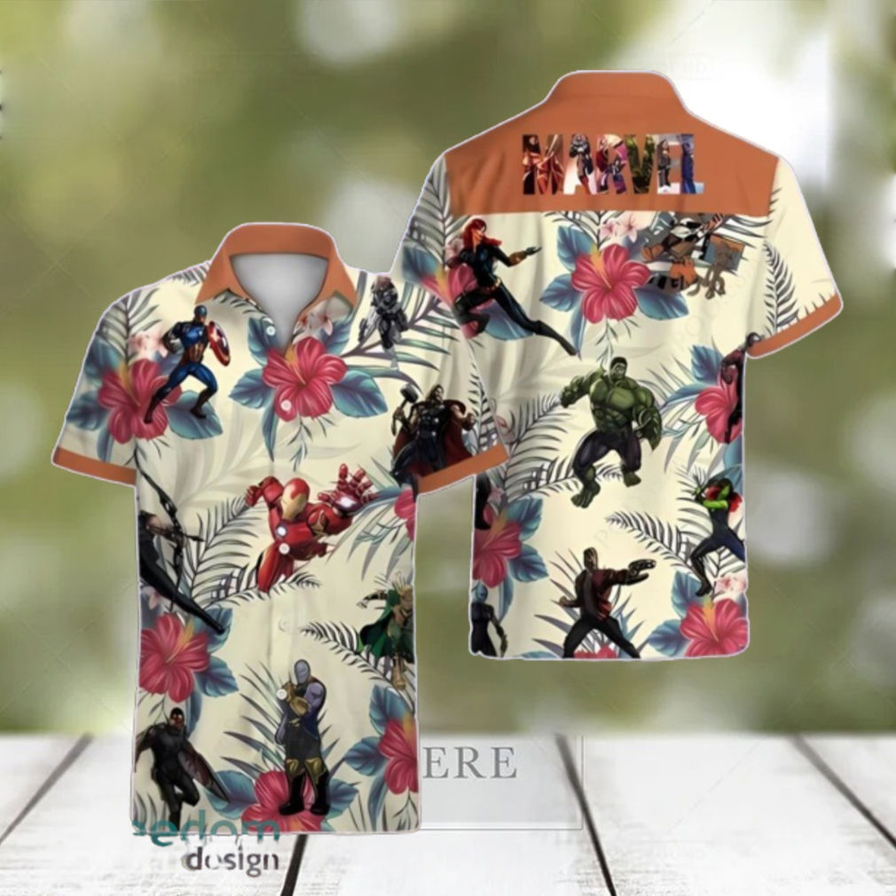 Marvel Avengers Hawaiian Shirt Unique Gift Marvel Avengers Hawaiian Shirt Unique Gift