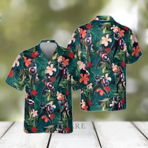 Marvel Captain America 3D Hawaiian Shirt Unique Gift Summer Beach