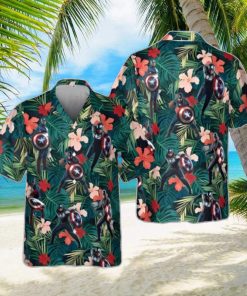 Marvel Captain America 3D Hawaiian Shirt Unique Gift Summer Beach