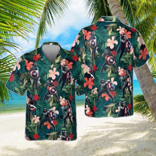 Marvel Captain America 3D Hawaiian Shirt Unique Gift Summer Beach