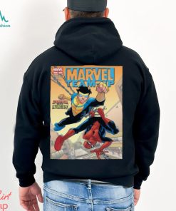 Marvel Team Up Spiderman Meets Invicible Shirt