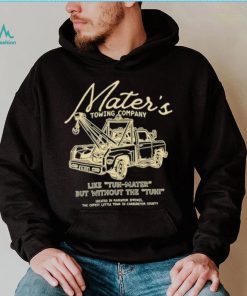 Mater’s towing company like tuh mater but without the tuh shirt