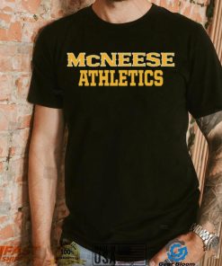 McNeese Athletics sport text shirt