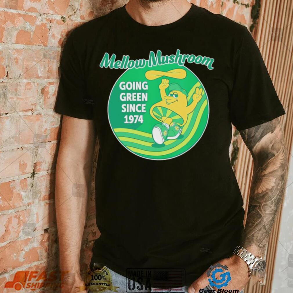 Mellow mushroom going green since 1974 St. Patrick’s day shirt