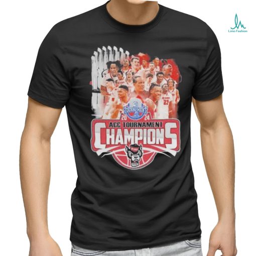 Men’s 2024 Acc Tournament Champions Nc State Wolfpack T Shirt