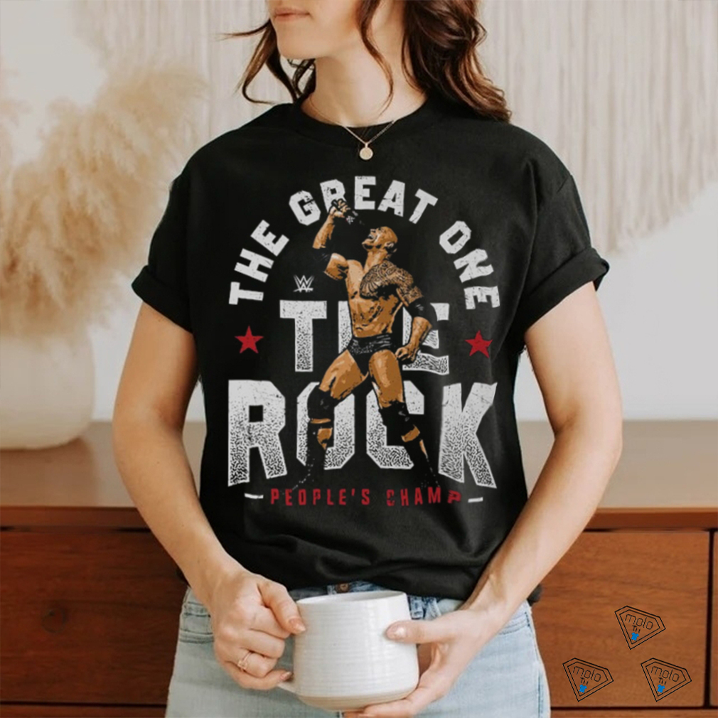 Men’s 500 Level Black The Rock The Great One T Shirt Men’s 500 Level Black The Rock The Great One T Shirt