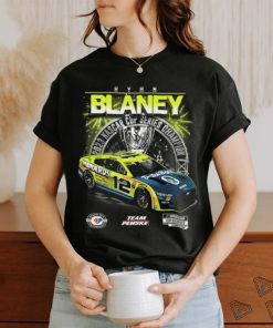 Men’s Ryan Blaney Team Penske Black 2023 NASCAR Cup Series Champion Official T Shirt