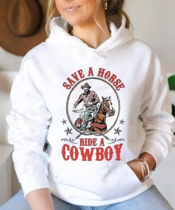 Men’s save a horse ride a cowboy shirt