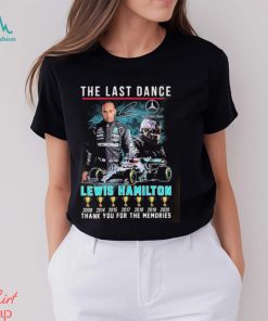 Mercedes Benz The Last Dance Lewis Hamilton Thank You For The Memories Signature Mug Custom Name Shirt