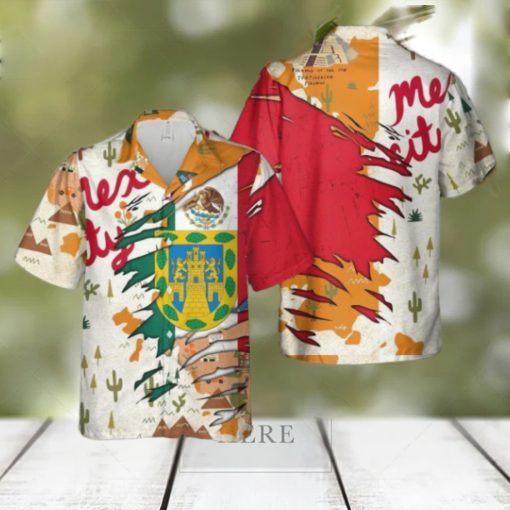 Mexico City Hawaiian Shirt Beach Shirt For Men Women