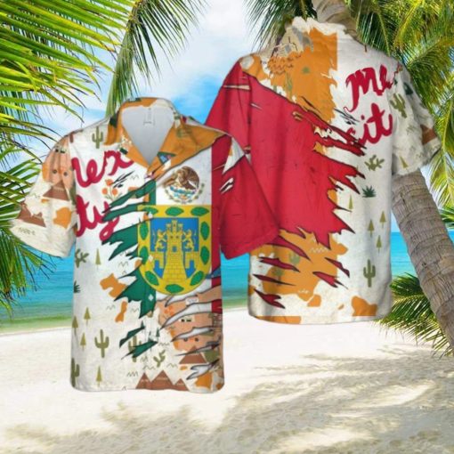 Mexico City Hawaiian Shirt Beach Shirt For Men Women