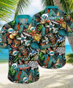 Miami Dolphins NFL Flower Hawaii Shirt And Tshirt For Fans