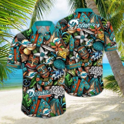 Miami Dolphins NFL Flower Hawaii Shirt And Tshirt For Fans