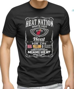 Miami Heat Heat Nation white hot heat smash mouth for life shirt