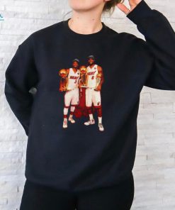 Miami Heat LeBron James and Dwyane Wade shirt