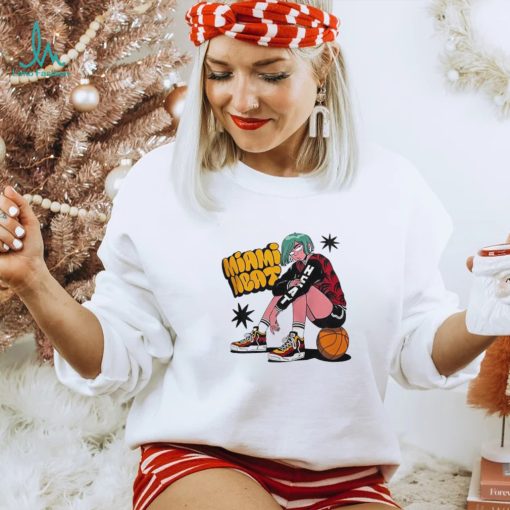 Miami Heat basketball girl shirt