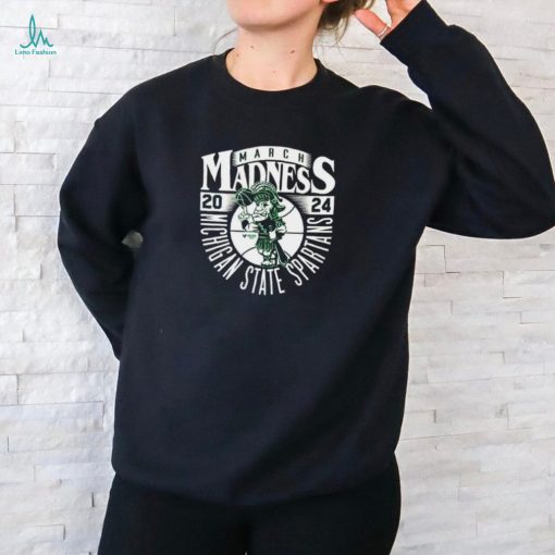 Michigan State Spartans 2024 March Madness Mascot Shirt