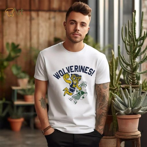 Michigan Wolverines vs Michigan State Spartans mascot shirt