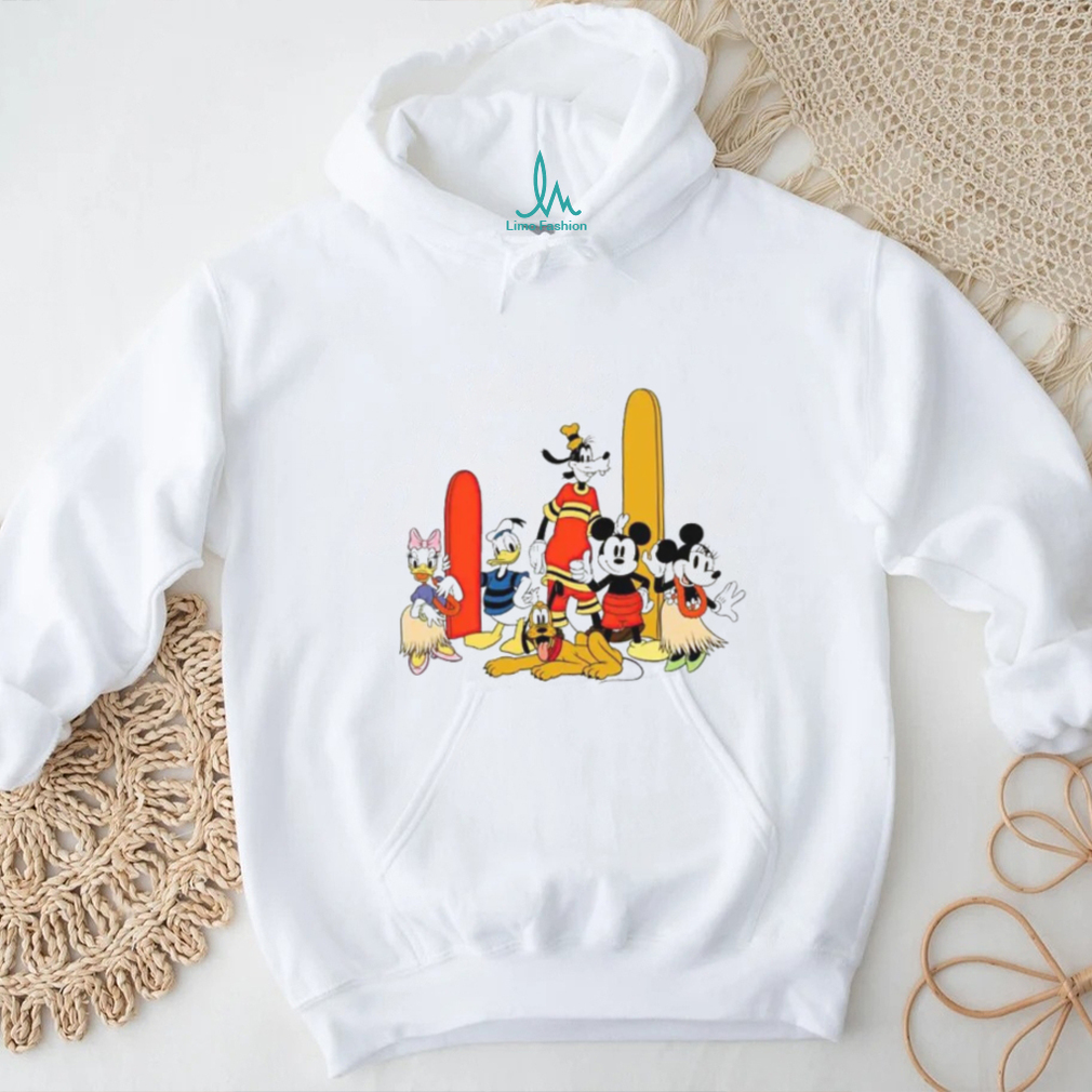 Mickey And Friends at The Beach T Shirt Mickey And Friends at The Beach T Shirt