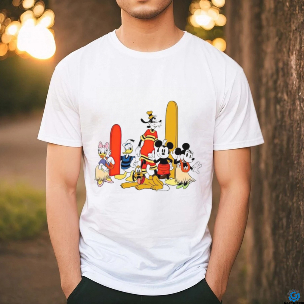Mickey And Friends at The Beach T Shirt Mickey And Friends at The Beach T Shirt