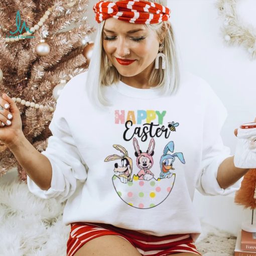 Mickey Donald goofy happy easter day 2024 shirt