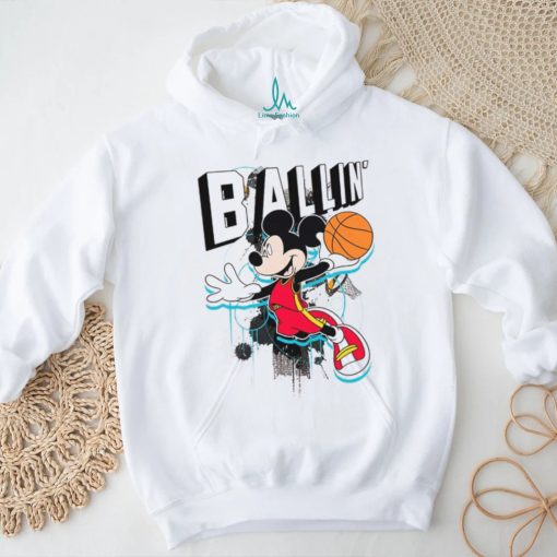 Mickey & Friends Basketball Player Ballin’ T Shirt