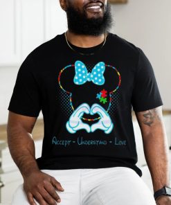 Mickey Minnie Autism Awareness Accept Understand Love T Shirt