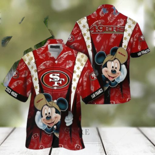 Mickey Mouse 49ers Hawaiian Shirt NFL Gift