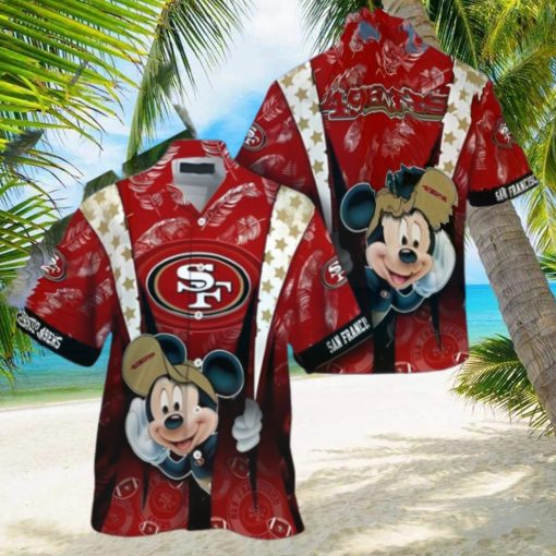 Mickey Mouse 49ers Hawaiian Shirt NFL Gift