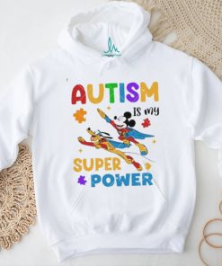 Mickey Mouse Autism is My Super Power Super Hero Mouse Autism shirt