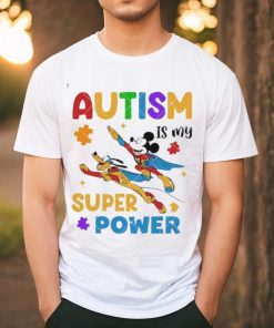 Mickey Mouse Autism is My Super Power Super Hero Mouse Autism shirt