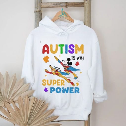 Mickey Mouse Autism is My Super Power Super Hero Mouse Autism shirt