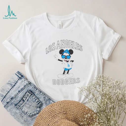 Mickey Mouse Los Angeles Dodgers Baseball shirt