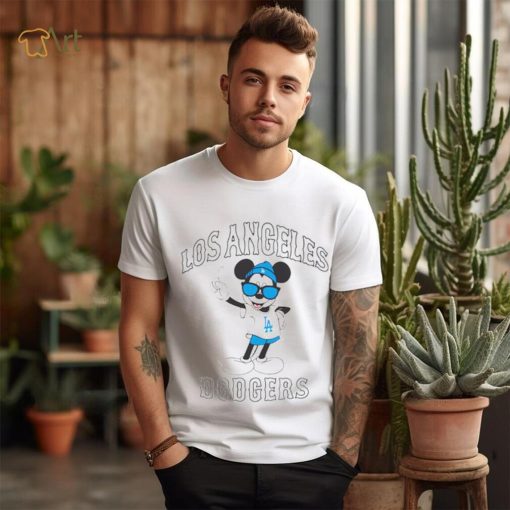 Mickey Mouse Los Angeles Dodgers Baseball shirt