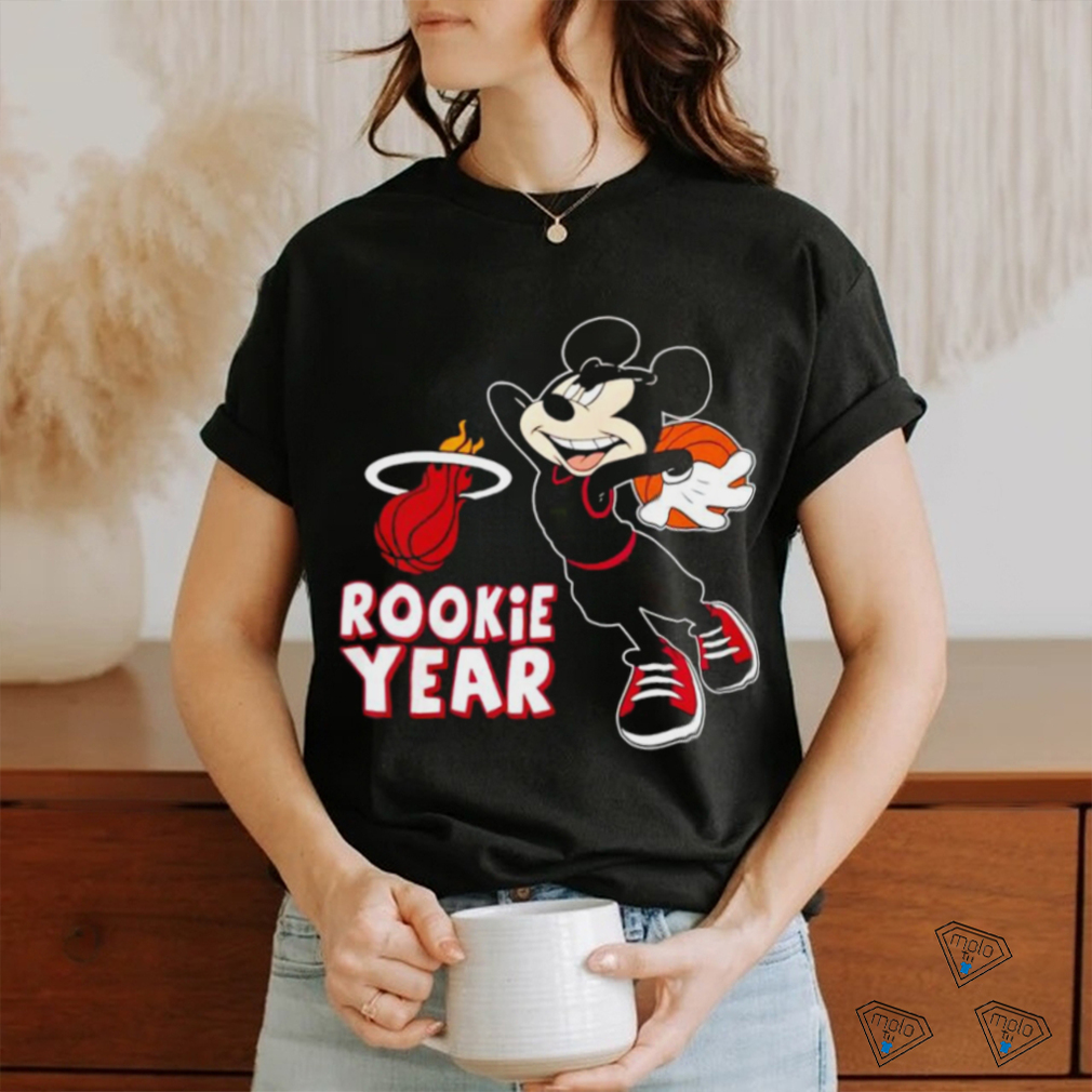 Mickey Mouse Miami Heat Rookie Year 2024 t shirt Mickey Mouse Miami Heat Rookie Year 2024 t shirt
