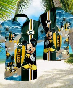 Mickey Mouse Summer Green Bay Packers Hawaiian Shirt