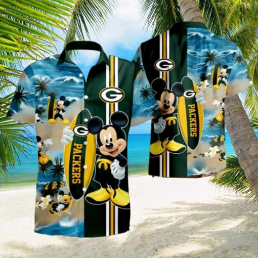 Mickey Mouse Summer Green Bay Packers Hawaiian Shirt