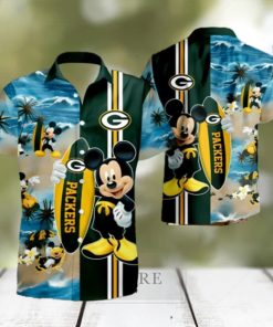 Mickey Mouse Summer Green Bay Packers Hawaiian Shirt