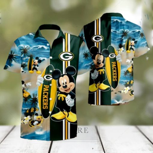 Mickey Mouse Summer Green Bay Packers Hawaiian Shirt