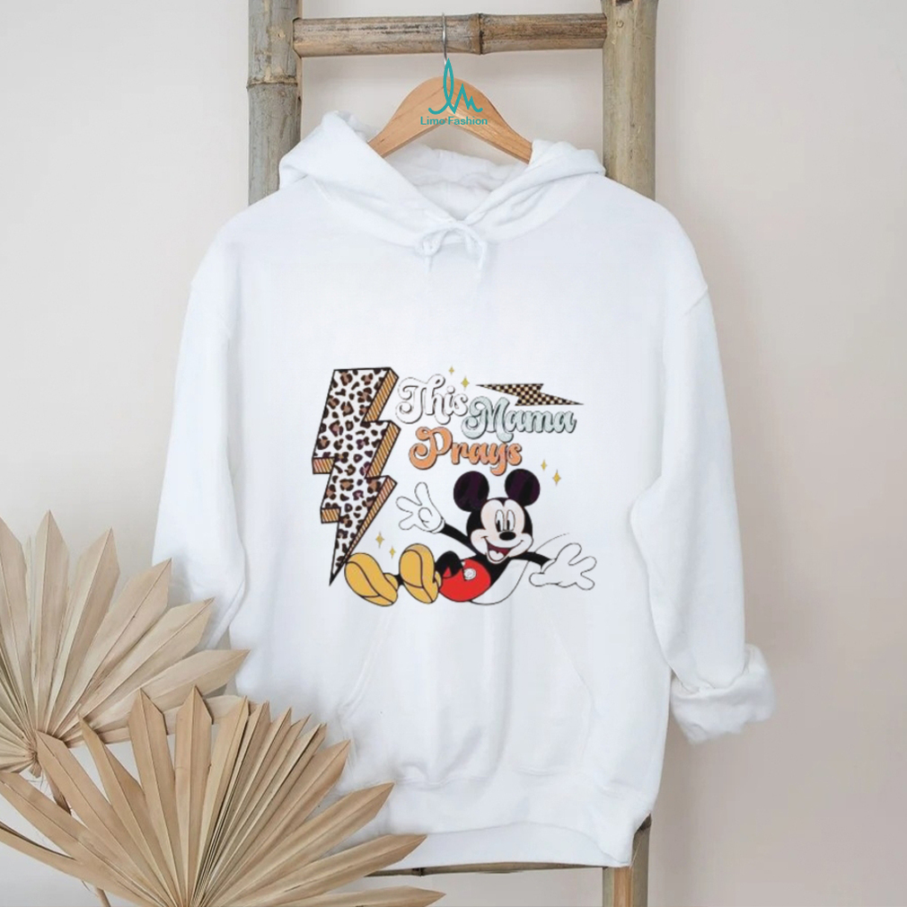 Mickey Mouse This Mama Prays leopard shirt Mickey Mouse This Mama Prays leopard shirt